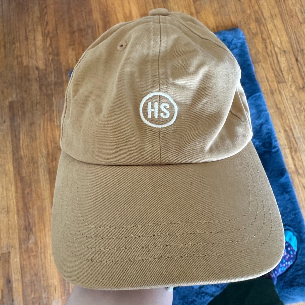 HIGHSNOBIETY Tan Baseball Cap with HS Logo